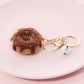 Crochet Fruit Keychain Cute Food Donut Knitted Car Keyring Bag Decorations Gifts for Her - image 6