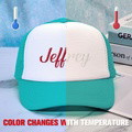Custom Puff Print Trucker Hat Personalized Temperature-sensitive Foam Caps Back to School Gift - image 5
