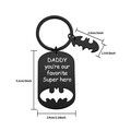 Personalized Superhero Daddy Keychain with Kids Names Gift for Father - image 19