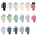 Personalized Text 40oz Insulated Mug with Handle and Straw Stainless Steel Custom Travel Cup Gift for Family Friends Couples - image 20