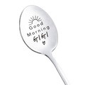 Good Morning Coffee Spoon Stainless Steel Spoon Gift for Nana Papa Mom - image 46