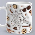 Personalized Fist Bump Mug for Papa or Grandpa - Perfect Father's Day Gift - image 6