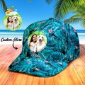 Custom Baseball Cap with Photo and Name Hawaiian Style Gifts for Her - Pineapple - image 18