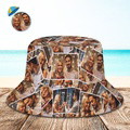 Personalized Photo Bucket hats Summer Beach Sun Cap For Kids and Adults - image 1