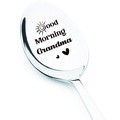 Good Morning Coffee Spoon Stainless Steel Spoon Gift for Nana Papa Mom - image 9