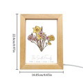 Personalized Birth Flower Bouquet Names LED Light Gift for Mom - image 5
