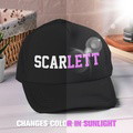 Custom Puff Print Trucker Hat Personalized Name Light-changing Foam Trucker Caps Back to School Gift - image 11