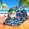 Custom Baseball Cap with Photo and Name Hawaiian Style Gifts for Her - Pineapple - image 12