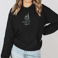 Custom Embroidered Line Drawing .Sweatshirts.hoodies - image 3
