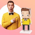 Surprise Father's Day Gifts Custom 1 Person Brick Figure Custom Brick Figures Small Particle Block Toy - image 3