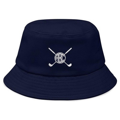 Custom Embroidered Fishing Hats Personalized Golf Bucket Hat Gift for Golf Lover