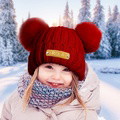 Personalized Name Baby Beanie Kids Leather Patch Hat - image 9