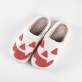Halloween Slippers Halloween Pumpkin Shoes Comfortable Soft Home Cotton Slippers - image 2