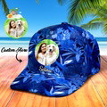 Personalized Baseball Cap with Photo and Name Hawaiian Style Gifts for Her - Flamingo - image 14