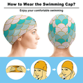 Personalized Shell Swim Caps Custom Swimming Cap Swimming Hats for Men Women - image 6