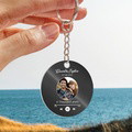 Custom Record Disc Keychains Calendar Keychains Acrylic Gifts For Father - image 3
