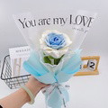 Crochet material bag ornament doll wool ball hand knitting diy - image 12