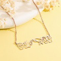 Personalized American Sign Language Necklace Gift for Hearing Impairment ASL Interpreter Teacher - image 8