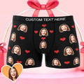 Custom Heart Face Boxer Briefs Men's Underwear with Package - image 6