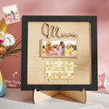 Custom Photo Engraved Ornament Mother's Day Puzzle Wooden Commemorate Gifts - image 5