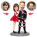 Valentines Gift Love Game Custom Bobblehead with Engraved Text - image 1