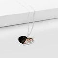 Engraved Heart Photo Necklace With Custom Half-heat Shaped Words And Photo - image 3