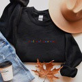 Not Not Anxious - Embroidered Unisex Crewneck Sweatshirt | Funny Sweatshirt | Gifts for Friends | Gifts for Her | Sad Humor | Anxiety Shirt - image 3