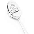 Good Morning Coffee Spoon Stainless Steel Spoon Gift for Nana Papa Mom - image 36