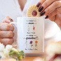Personalized First Mom Now Grandma Mug Birth Flowers Ceramic Mug for Mother's Day Gifts - image 2