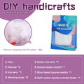 Crochet material bag ornament doll wool ball hand knitting diy - image 17