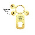 Personalized Engraved Football Daddy' Dream Team Keychain with Children's Names Key Ring Father's Day Gifts - image 8