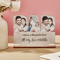 Personalized Dad Wooden Plaque Custom Photo Dad Plaque Ornament Father's Day Gift for Dad - image 1