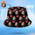 Personalized Fisherman Bucket Hat Custom Unisex Face Bucket Hats - image 3