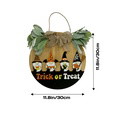 Halloween Welcome Sign for Front Door Farmhouse Wreath Porch Decor Hanging Decoration Gifts - image 3