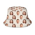 Dropshipping Custom Face Bucket Hats Unisex Beach Sun Cap - image 2