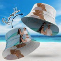 Custom Photo Bucket Hat Double-Side-Wear Reversible Outdoors Beach Fisherman Hat - image 1