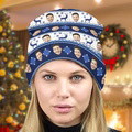 Custom Face Beanie Hat Warm Soft Knit Hat Winter Cap for Christmas Gift - image 1
