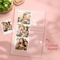 Mother's Day Gift Custom Photo Night Light for Mom Custom Photo and Name - image 8