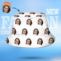 Dropshipping Custom Face Bucket Hats Unisex Beach Sun Cap - image 3