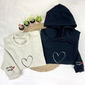 Embroidered custom Couple Collection - Love - Sweatshirt, hoodie T-shirt - image 1