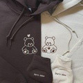 Couple outfit Embroidery Total - Valentine's Day Gift - Embroidered sweatshirt, hoodie - image 24