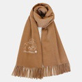 Custom Embroidered Pet Portrait Woven Scarf - image 4