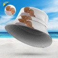 Custom Bucket Hat Double-Side-Wear Reversible Outdoors Beach Fisherman Hat - image 2