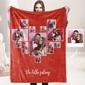 Custom Photo&Text Blanket Gifts for Couple - image 1