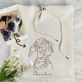 Custom Embroidered Pet Hoodie,Personalised one-line Pet Sweatshirt-15cm - image 4