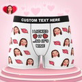 Custom Face Boxer I Licked It So It's Mine Underwear Valentine's Day Gift for Boyfriend - image 2