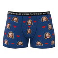 Custom Heart Face Boxer Briefs Men's Underwear with Package - image 8