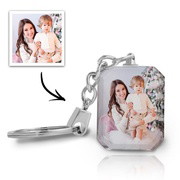 Mother's Day Keychain Photo Keychain Crystal Keychain Mother's Day Gifts
