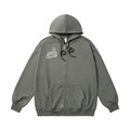 Embroidered personalized cardigan hooded zipper hoodie - image 5