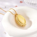 Custom Photo Necklace Container Oval Locket Pendant Necklace Gift for Women - image 5